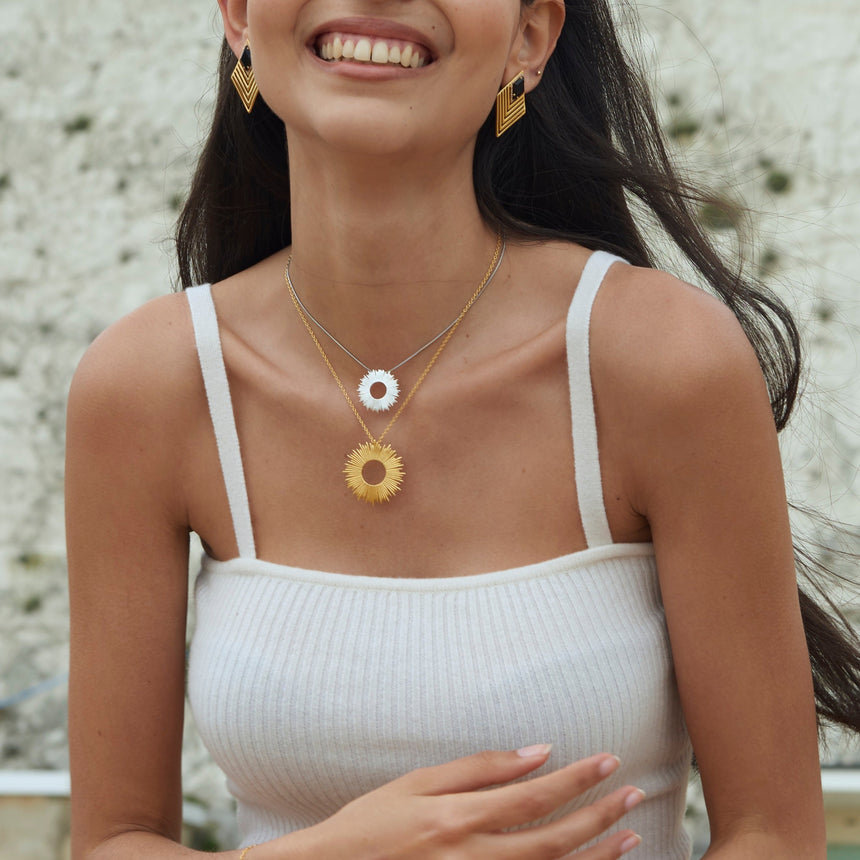 image Beads, silk and gemstones