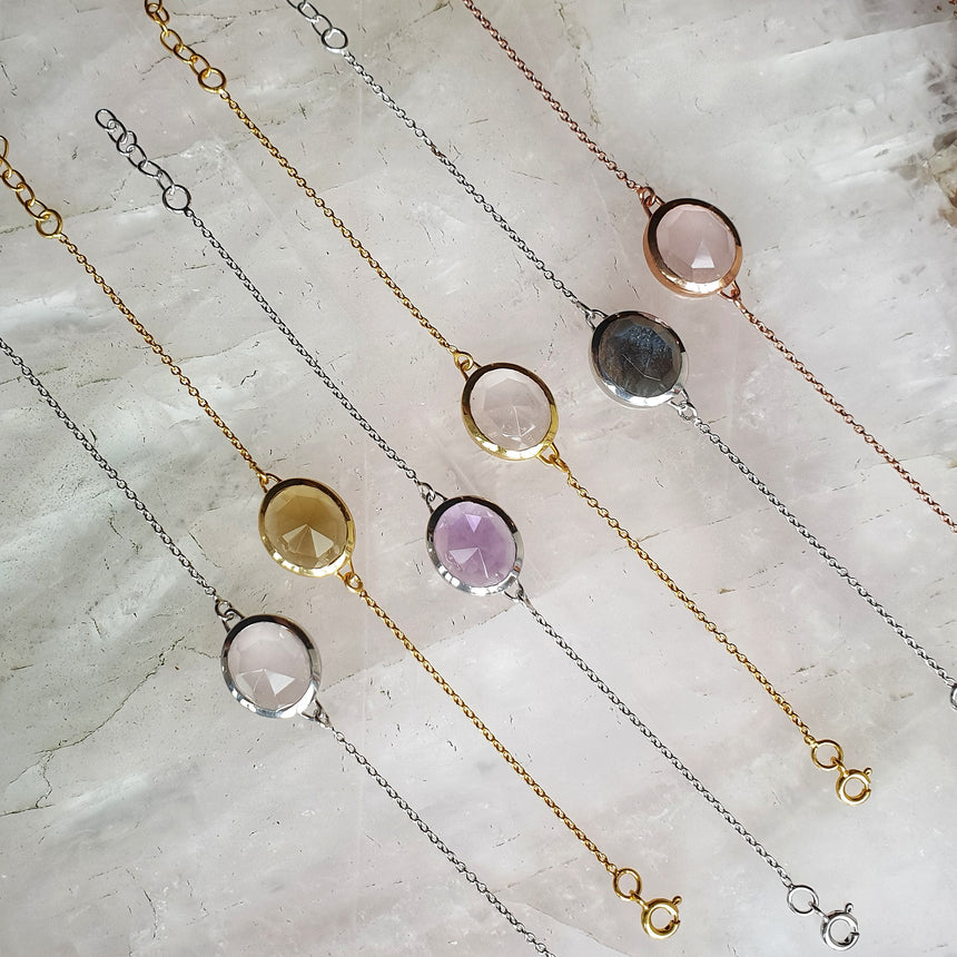 image Beads, silk and gemstones