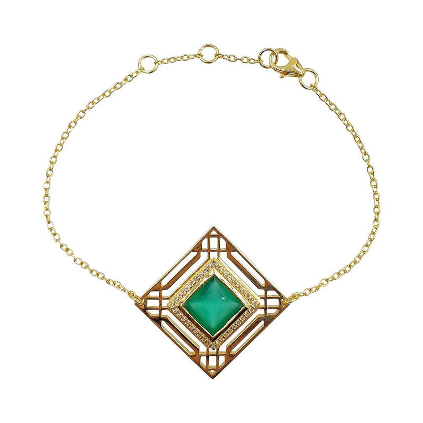 image Beads, silk and gemstones
