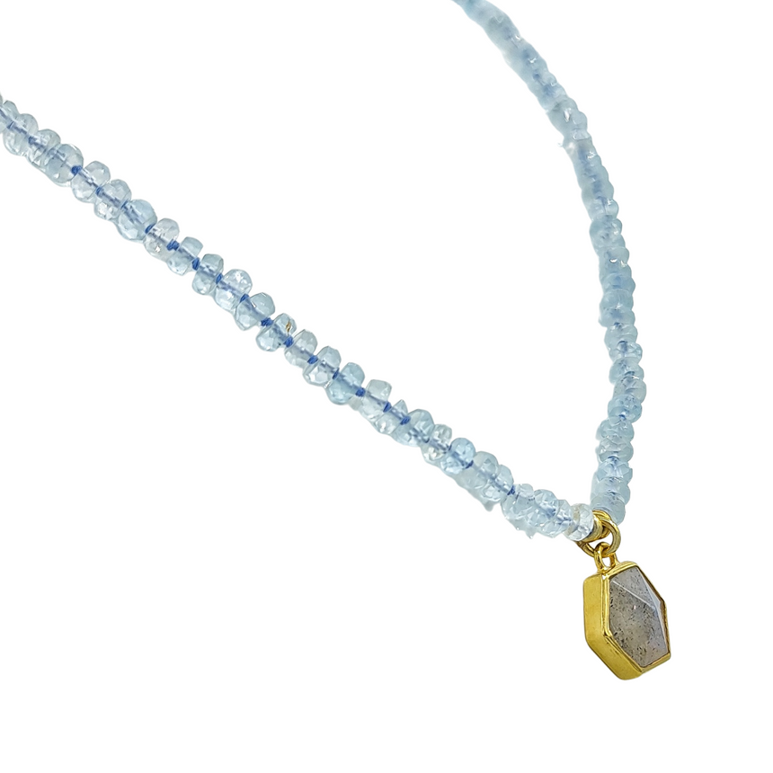 image Beads, silk and gemstones