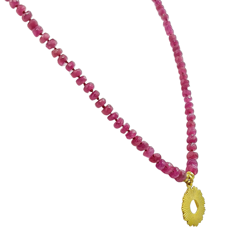 image Beads, silk and gemstones