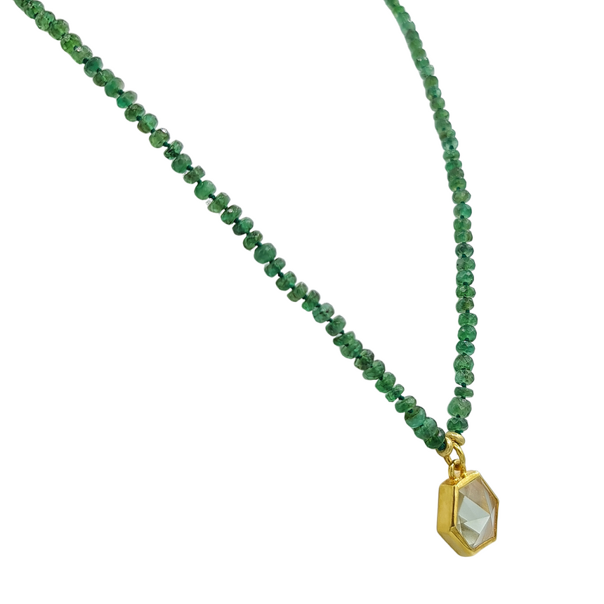 image Beads, silk and gemstones