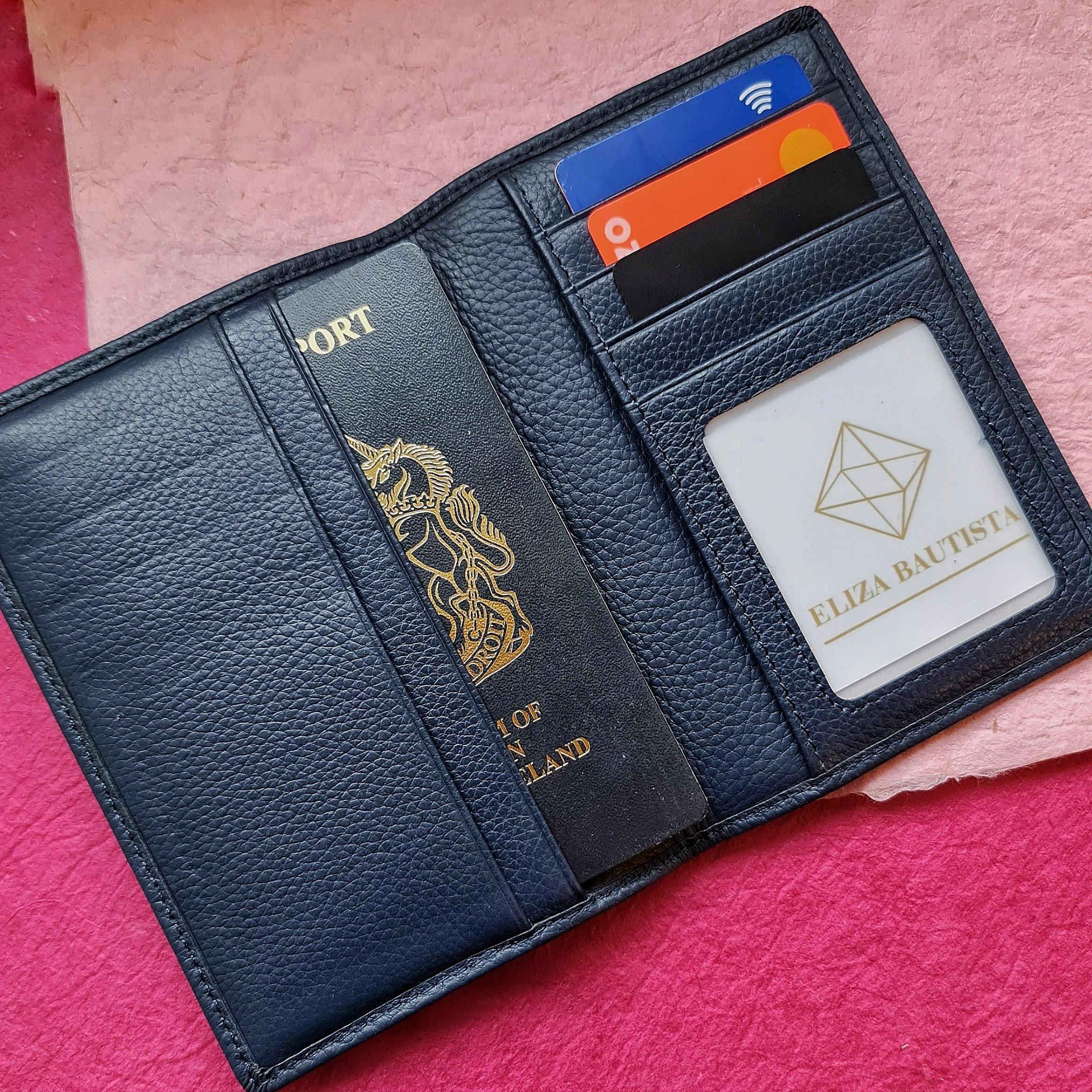 Passport cover, Personalized leather passport holder, Personalized wallet  passport for men and women, Monogram passport