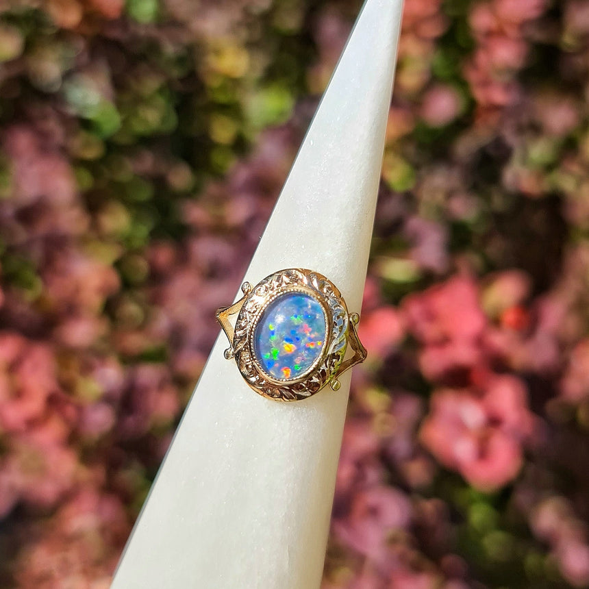 A 1930 Black Opal And Diamond Ring – Bentley & Skinner – The Mayfair antique  and bespoke jewellery shop in the heart of London