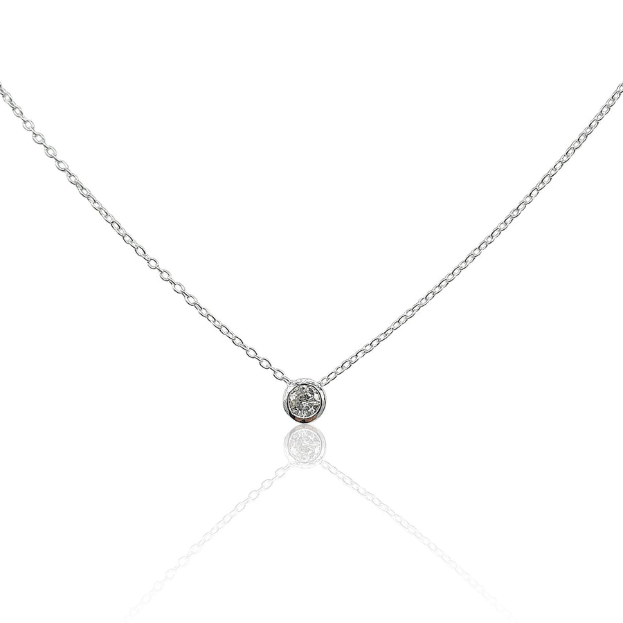 Lucia Diamond Solitaire Necklace