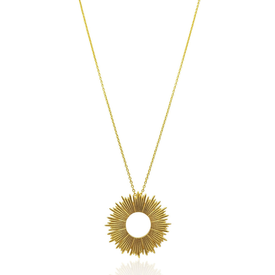 Radial Sunburst Necklace